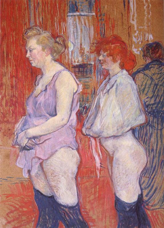 Henri de toulouse-lautrec Rue des Moulins France oil painting art